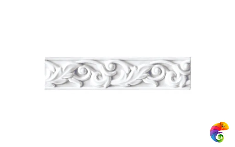 Бордюр Ceramiche Grazia New Classic Festone Bianco 6x26