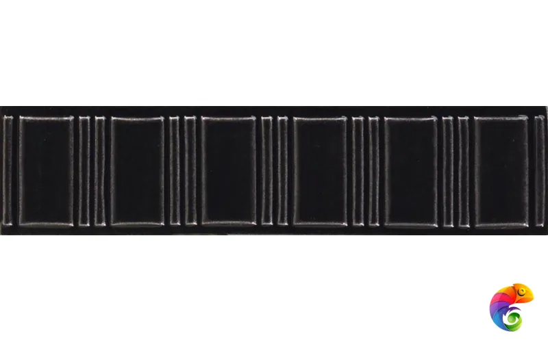 Бордюр Ceramiche Grazia Formae Pantheon Ebony 6,5x26