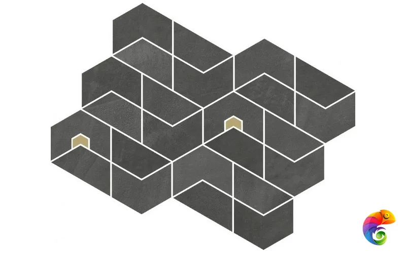 Мозаика Continuum Petrol Mosaico Jewel  31,1x38,2
