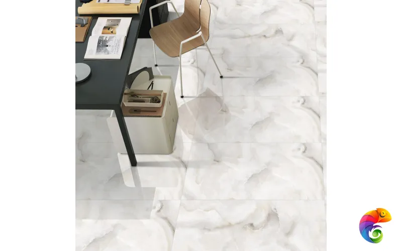 Керамогранит ART NATURA Ceramica Onyx Cloud White 60x120х0,9 Glossy