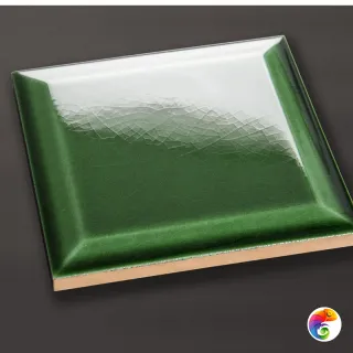 Керамическая плитка Etruria Design Victoria Diamantato Emerald Green (Craquelè) 1&am