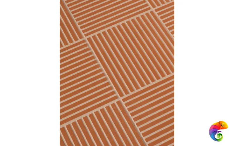 Керамогранит Mutina Fringe Thin Red 12,3x12,3