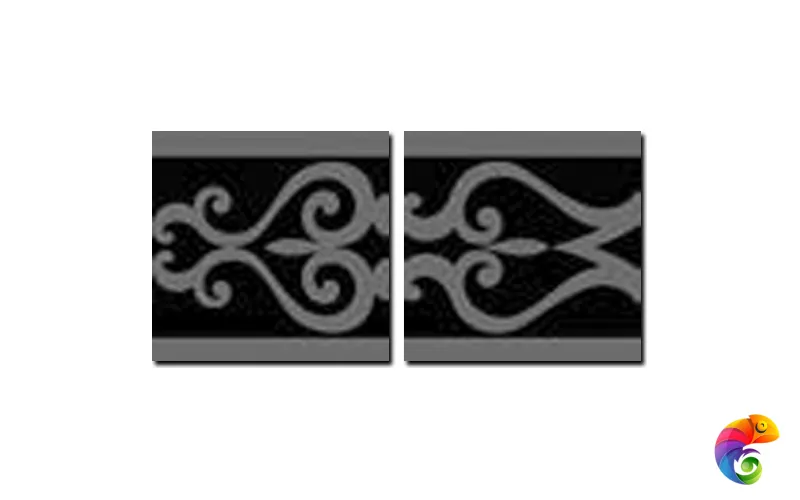 Керамическая плитка Petrachers Gran Gala Vogue Fascia Nero 31,5x63