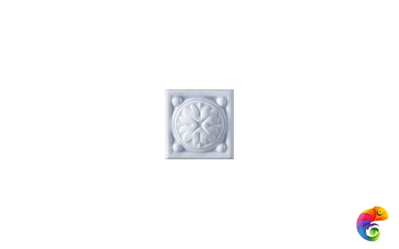 Вставка Ceramiche Grazia Essenze Voluta Tozzetto Genziana 6x6