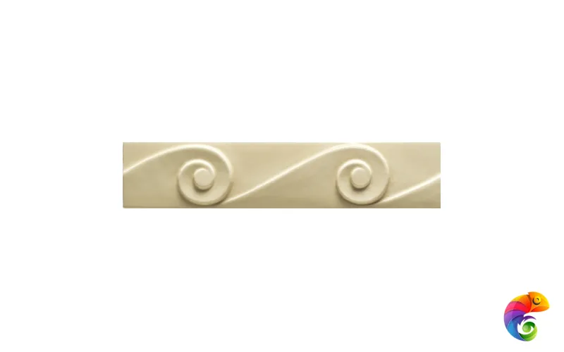 Бордюр Ceramiche Grazia Essenze Onda Gelsomino 5,5x26