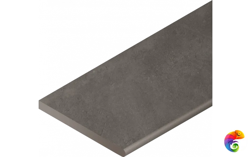 Italon Керамогранитный бортик Millennium X2 Bordo Round DX Black 30x60 Nat