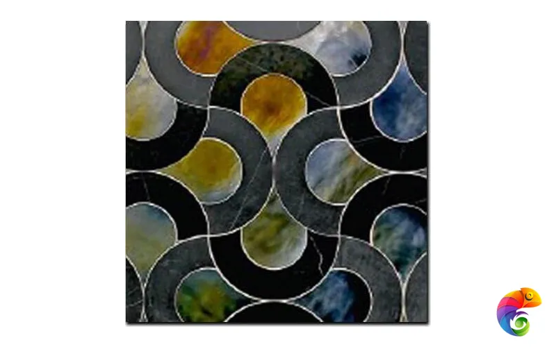 Каменная мозаика Sicis SiciStone Amidele BLC 53,4x53,4