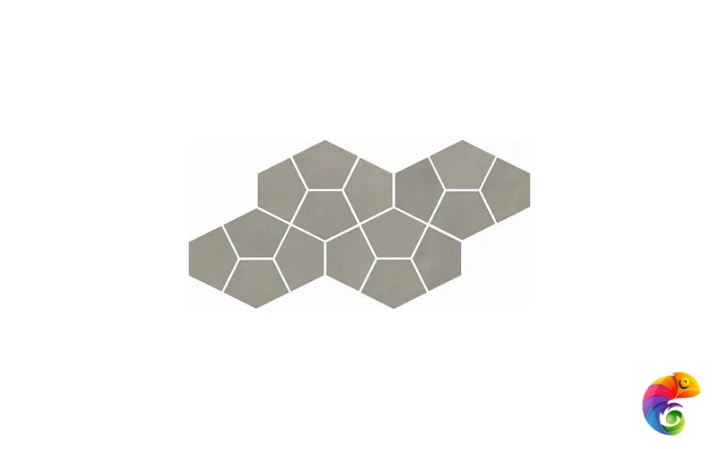 Мозаика Italon  Continuum Iron Mosaico Prism  20,5x41,3