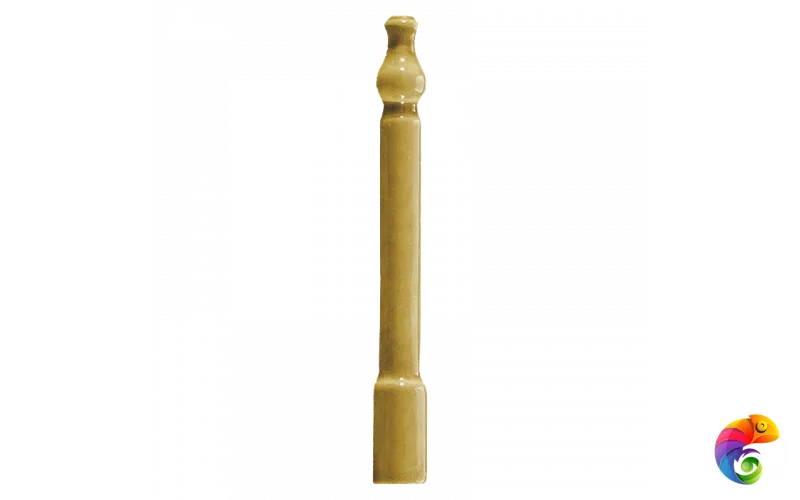 Вставка Ceramiche Grazia Epoque Angolo Zoccolo Diamantato Mustard Craquele 2x20