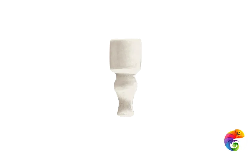 Вставка Ceramiche Grazia Epoque Angolo Finale Bianco Craquele 2x6,5