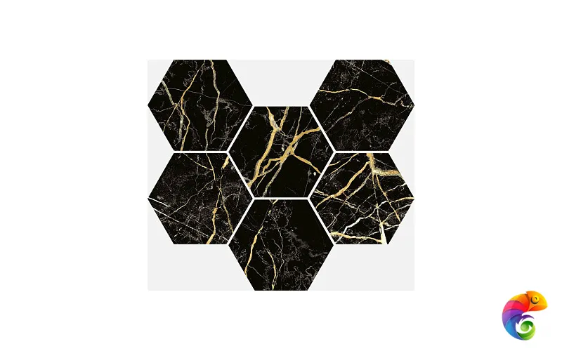 Керамогранит Italon Charme Extra Laurent Mosaico Hexagon 620110000069 25x29