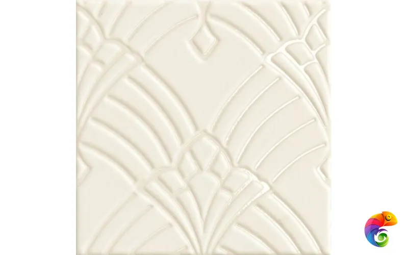 Керамическая плитка Petracers Grand Elegance Rubino Deco Avorio 20X20 Rilievo