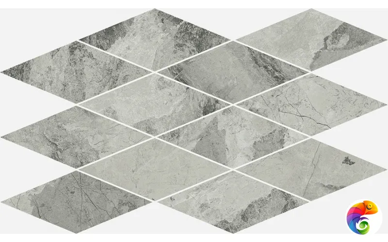 Керамогранит Italon Charme Extra Silver Mosaico Diamond 620110000079 28x48