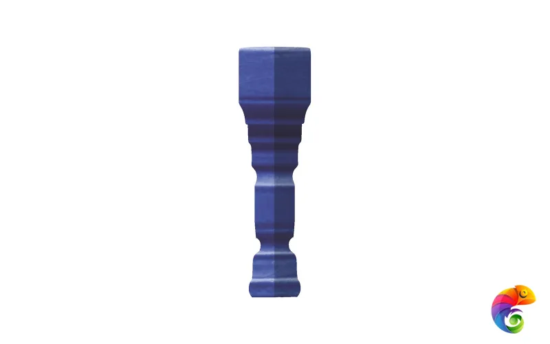 Вставка Ceramiche Grazia Epoque Angolo Terminal Deco Cobalt Craquele 2x12