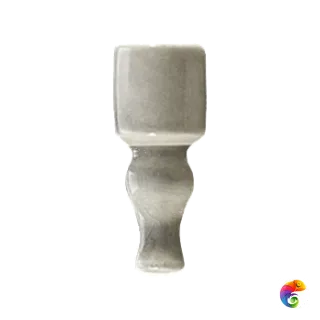Вставка Ceramiche Grazia Epoque Angolo Finale Diamantato Grey Craquele 2x6,5