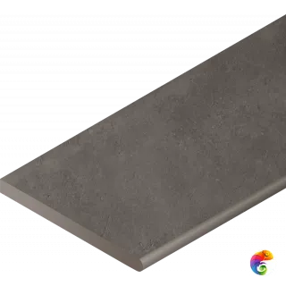 Italon Керамогранитный бортик Millennium X2 Bordo Round DX Black 30x60 Nat