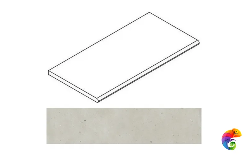 Italon Бордюр из керамогранита Avantgarde Pure Bordo 30x120 Grip