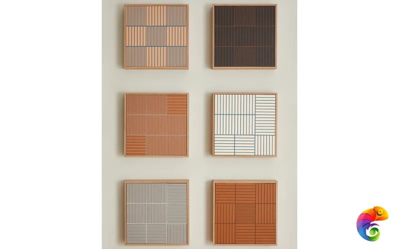 Керамогранит Mutina Fringe Thin Red 12,3x12,3