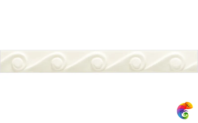 Бордюр Ceramiche Grazia Essenze Onda Magnolia 3x26