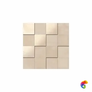 Керамогранит Италон Шарм Эво Оникс Мозаика 3D Патинированный 30x30