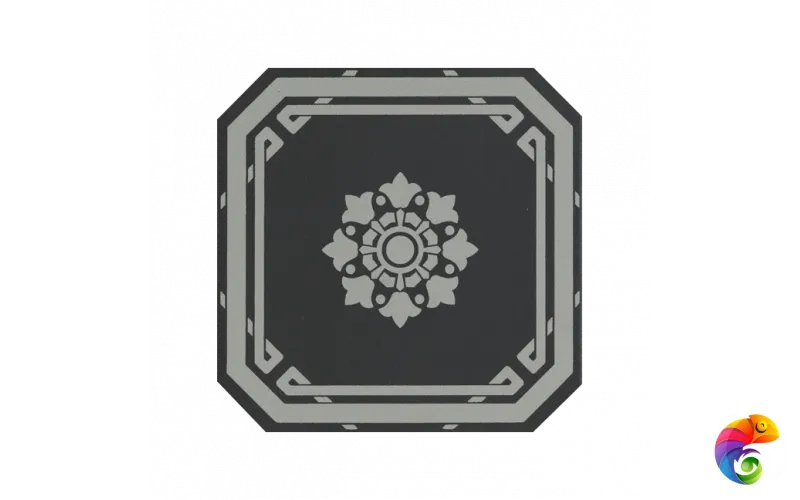Керамическая плитка Ceramiche Grazia Old England Ottagono Black London 20x20