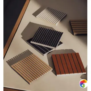 Керамогранит Mutina Fringe Thin Red 12,3x12,3