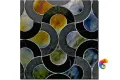 Каменная мозаика Sicis SiciStone Amidele BLC 53,4x53,4