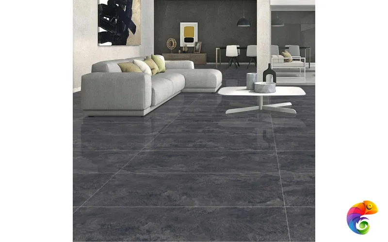 Керамогранит ART NATURA Ceramica Moderno Piuma  Black 60x120х0,9 Satin Matt
