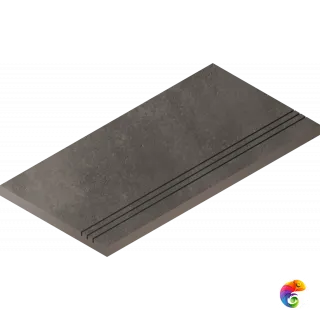 Italon Керамогранитный бортик Millennium X2 Bordo Black 30x60 Grip