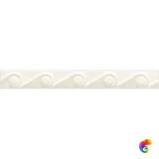 Бордюр Ceramiche Grazia Essenze Onda Magnolia 3x26