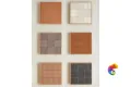 Керамогранит Mutina Fringe Thin Red 12,3x12,3