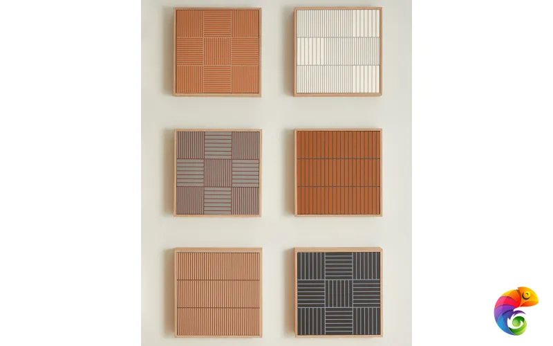 Керамогранит Mutina Fringe Thin Red 12,3x12,3