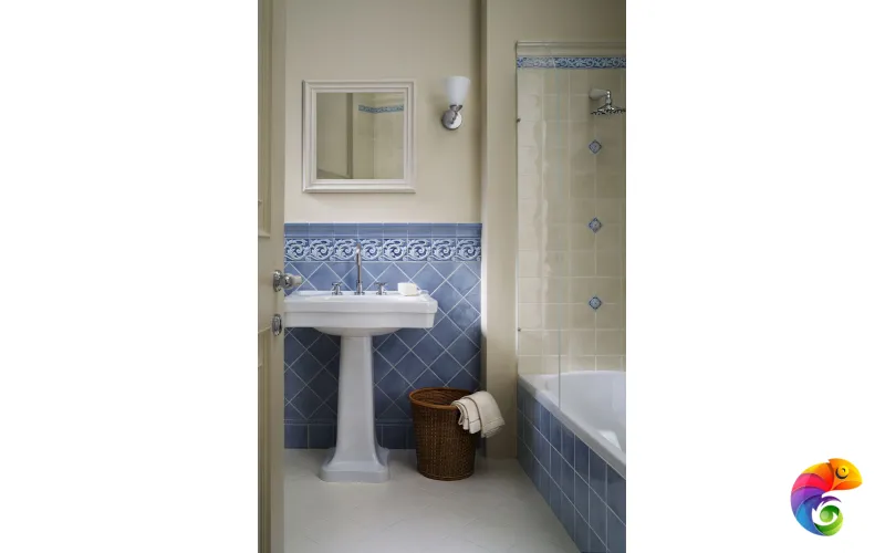 Вставка Ceramiche Grazia Essenze Voluta Tozzetto Genziana 6x6