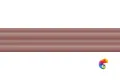 Harmony Керамическая плитка Rainbow Cherry 5x25 Matt