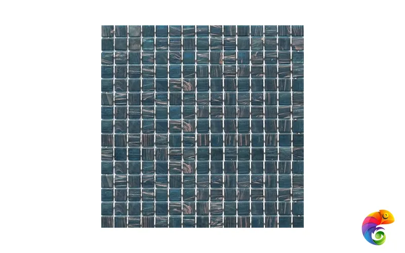 JNJ Стеклянная мозаика 2x2 с авантюрином GB54 сетка 327x327