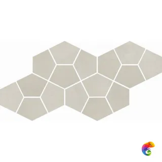 Мозаика Italon  Continuum Pure Mosaico Prism  20,5x41,3