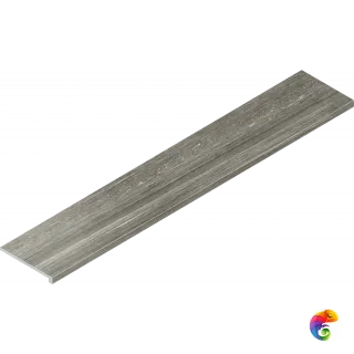 Italon Керамогранитная ступень Skyfall Scalino Front Grig Alpino 33x160 Nat