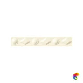 Бордюр Ceramiche Grazia Electa Diamantato Beige Matt 3x20