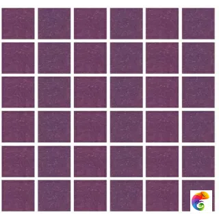 Rose Mosaic Стеклянная мозаика 1x1 A43(1) сетка 318x318