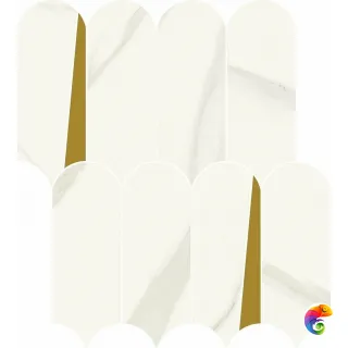 Керамогранит Italon Metropolis Mosaico Calacatta Elegant 32,5x36,1