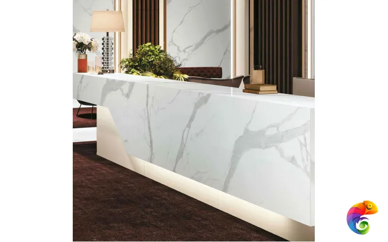 Керамогранит Infinity Marble Classic Statuario  Lucido Bookmatch 160x320x6