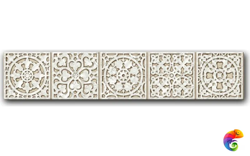 Керамогранит Polis Domus Aurea Listello  Perlage Matt 8,5x45