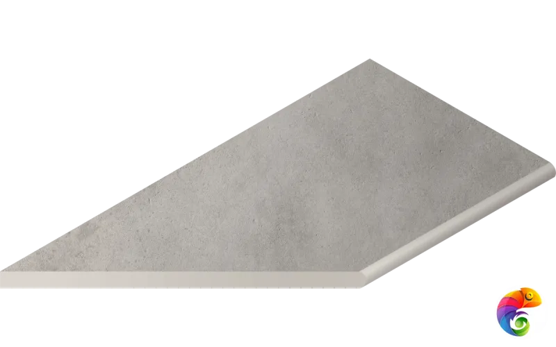 Italon Керамогранитный бортик Millennium X2 Bordo Round SX Silver 30x60 Nat