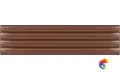 Плитка Equipe Costa Nova Onda Terra Glossy 5x20 см