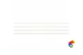 Плитка Equipe Costa Nova Onda White Glossy 5x20 см
