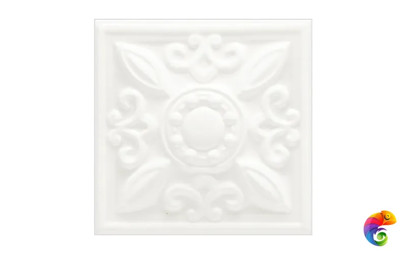 Керамическая плитка Ceramiche Grazia Essenze Neoclassico Bianco Craquele 13x13