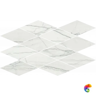 Italon Керамогранитная мозаика Charme Advance Mosaico Diamond Platinum 28x48