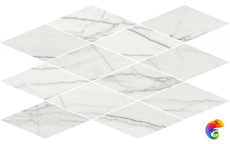 Italon Керамогранитная мозаика Charme Advance Mosaico Diamond Platinum 28x48
