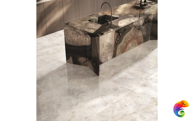 Керамогранит Emil Ceramica Tele di Marmo Precious Crystal Ambra Silktech Rett 60x120x0,95