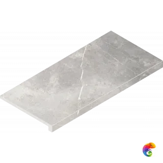 Italon Керамогранитная ступень Charme Evo Scalino Ang. DX Imperiale 33x60 Nat